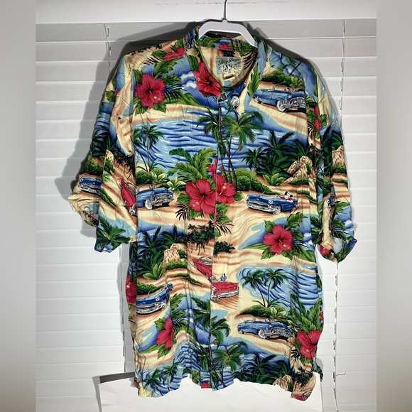 Big Dogs Other - Vintage Big Dogs Hawiian men's shirt Size 3x